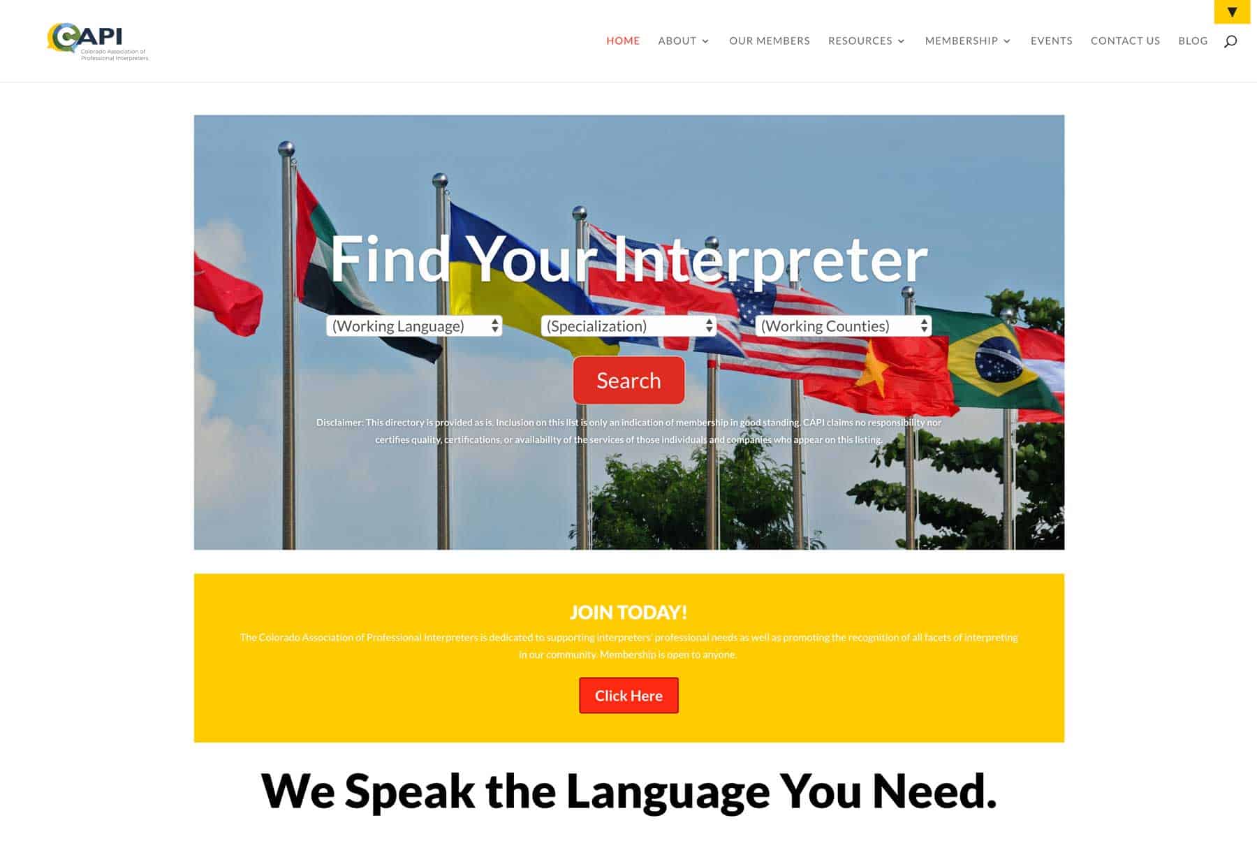 Colorado Professional Interpreters by Tier 1 Creative