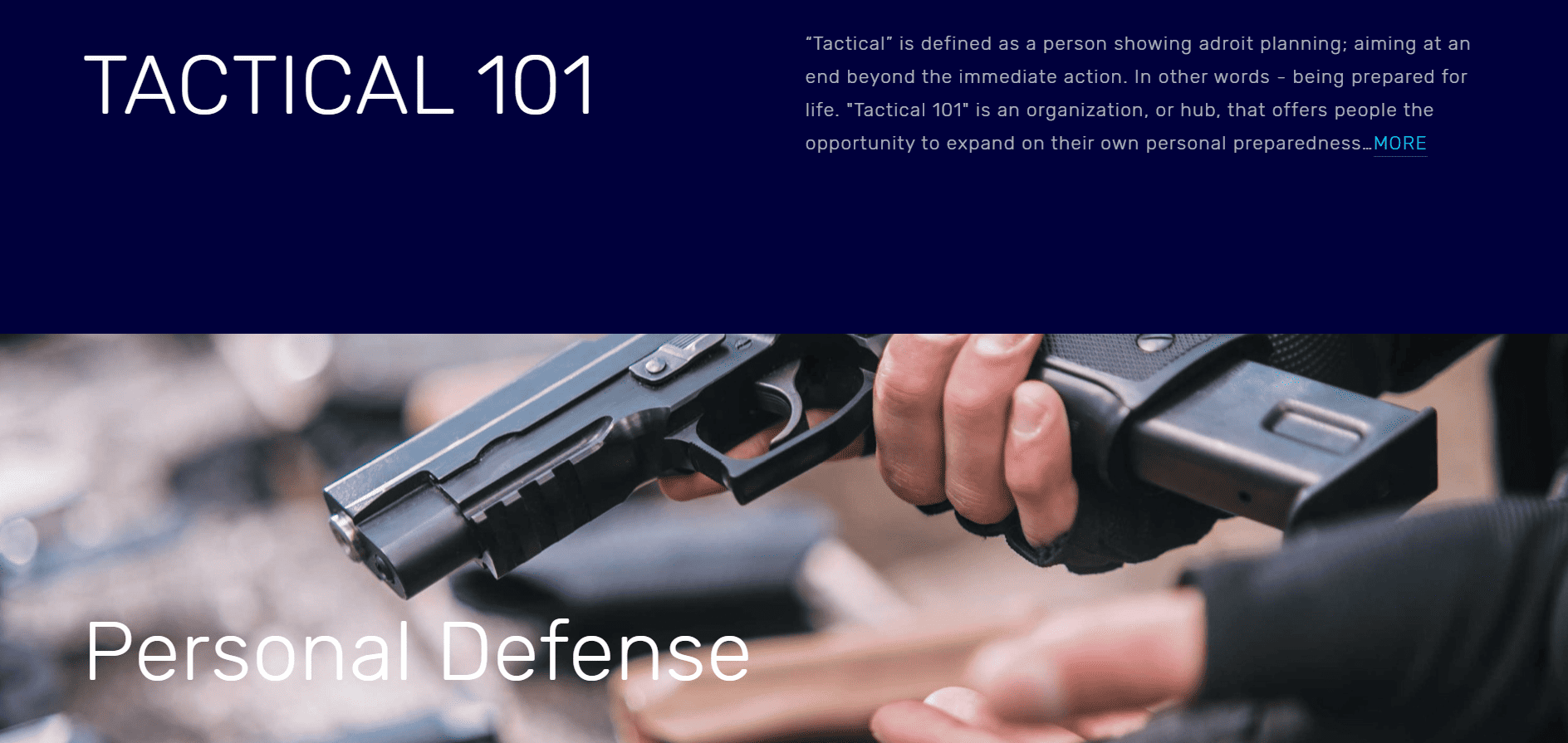 Tactical 101 by Tier 1 Creative
